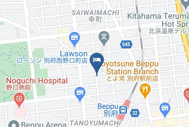 Beppu City - Nakamachi Maps
