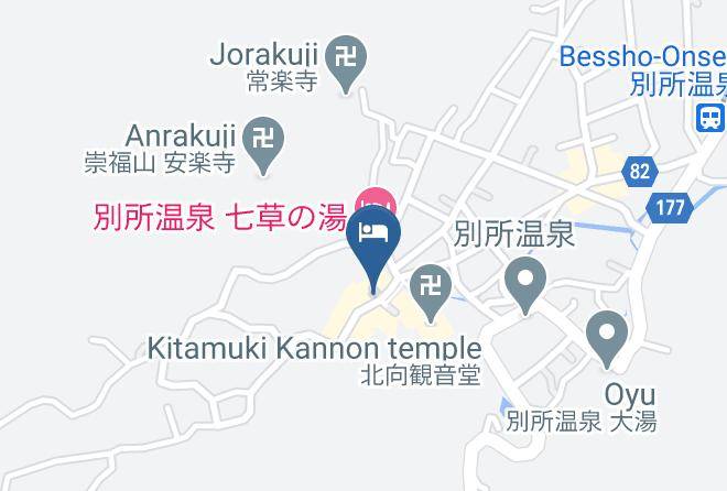 Ueda City - Nakamatsuya Ryokan Maps