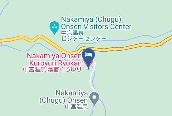 Hakusan City - Nakamiya Onsen Kuroyuri Ryokan Maps