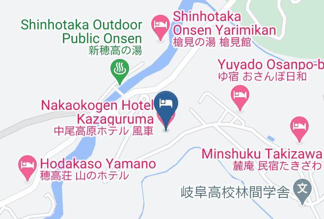 Nakaokogen Hotel Kazaguruma Map