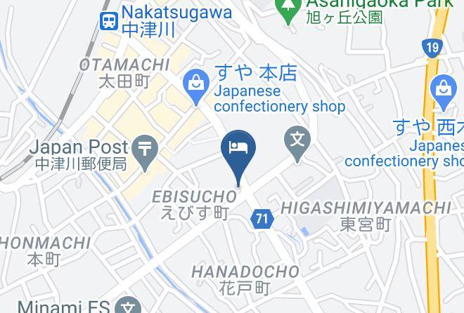 Nakatsugawa Town Hotel Map