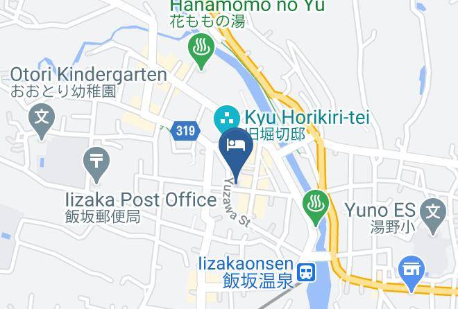 Fukushima City - Nakaya Ryokan Maps