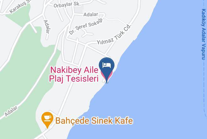 Adalar - Nakibey Aile Plaj Tesisleri Maps