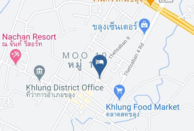 Amphoe Khlung - Nakornchan Thani Hotel Maps
