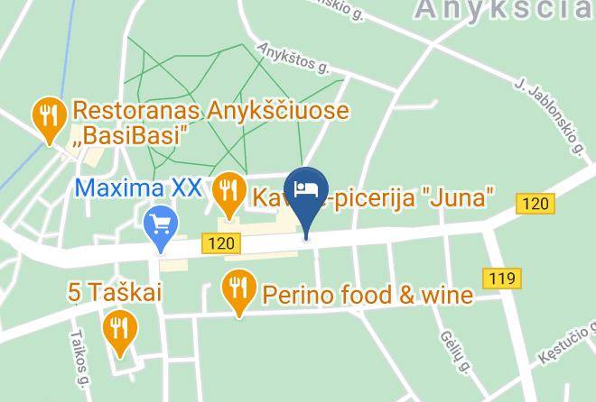 Nakvyne Anyksciuose Map