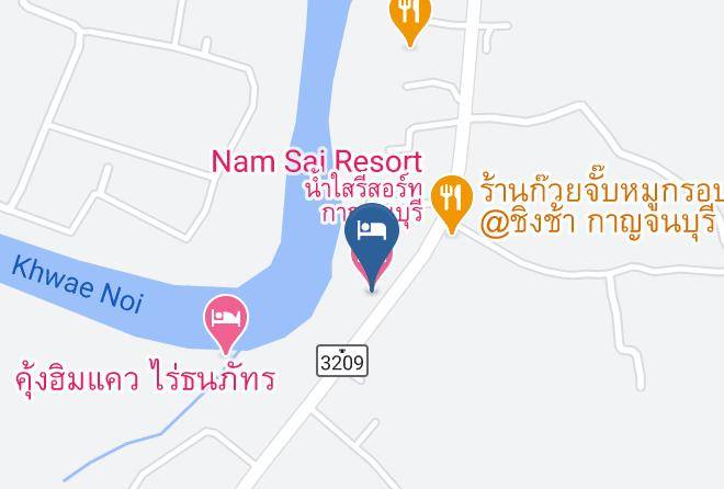Amphoe Mueang Kanchanaburi - Nam Sai Resort Maps