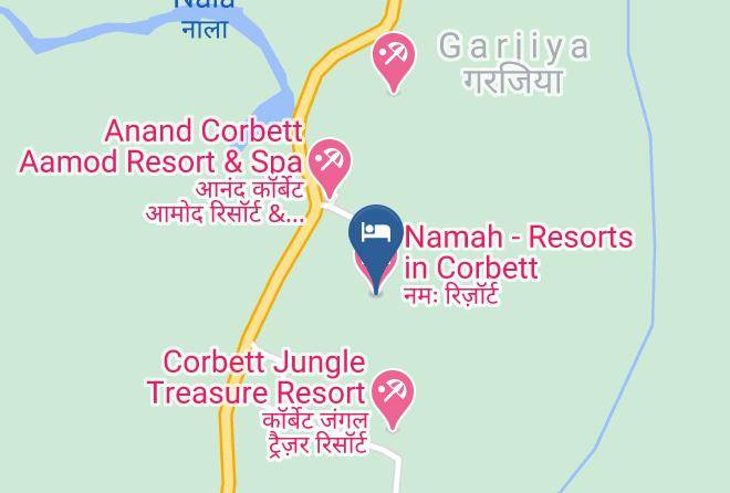 Ramnagar - Namah Resorts In Corbett Maps