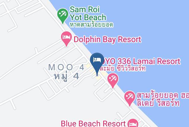 Amphoe Sam Roi Yot - Namaste Resort Maps