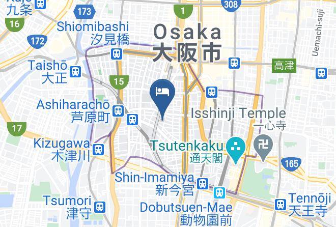 Osaka City Naniwa Ward - Namba Daikokucho West 402 Maps