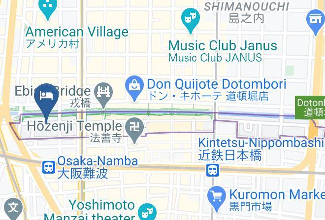 Osaka City Chuo Ward - Dotonbori Hotel Maps