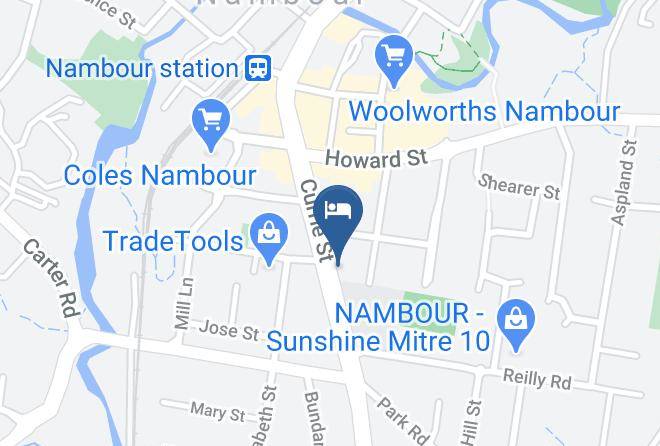 Sunshine Coast - Nambour Lodge Motel Maps