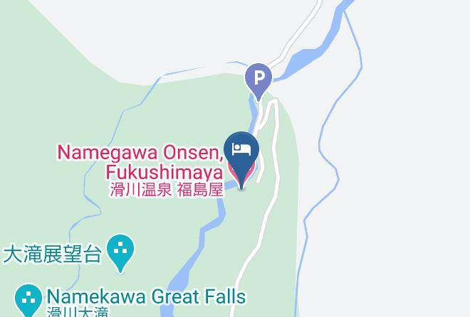 Yonezawa City - Namegawa Onsen Fukushimaya Maps
