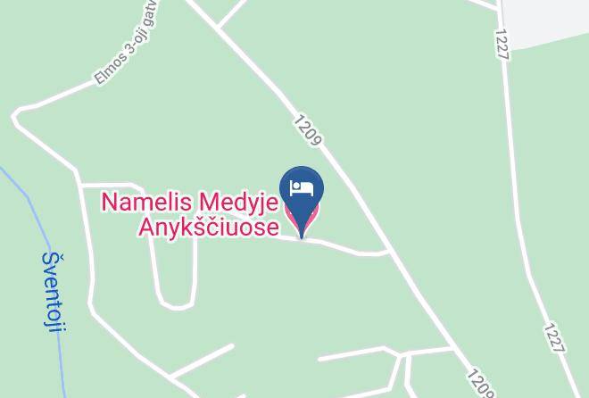 Anyksciai District Municipality - Namelis Medyje Anyksciuose Maps