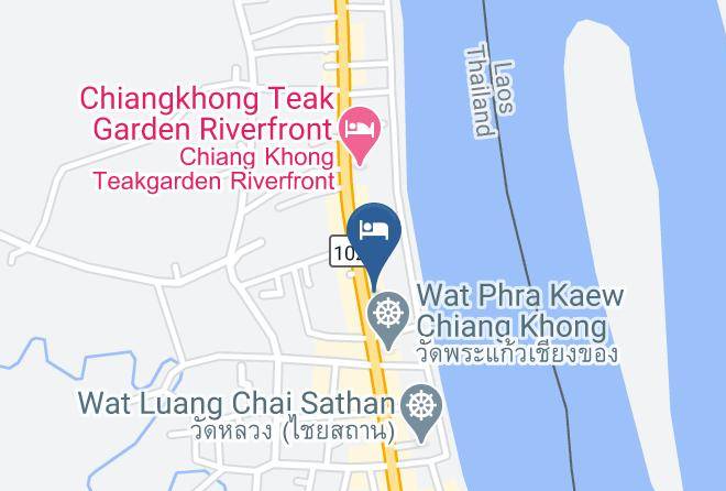 Amphoe Chiang Khong - Namkhong Riverside Hotel Maps