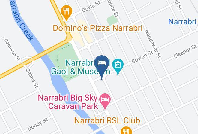 Narrabri - Namoi Hotel Motel Maps