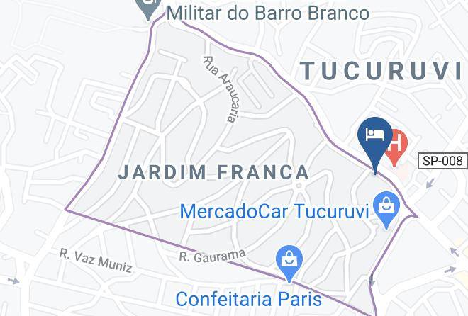 Sao Paulo Tucuruvi - Namorata Expo Inn Hotel Expo Center Norte Maps