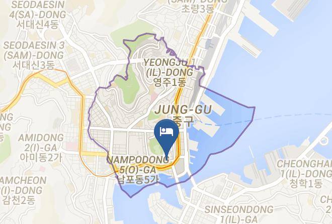 Junggu - Nampo Comma Hotel Maps