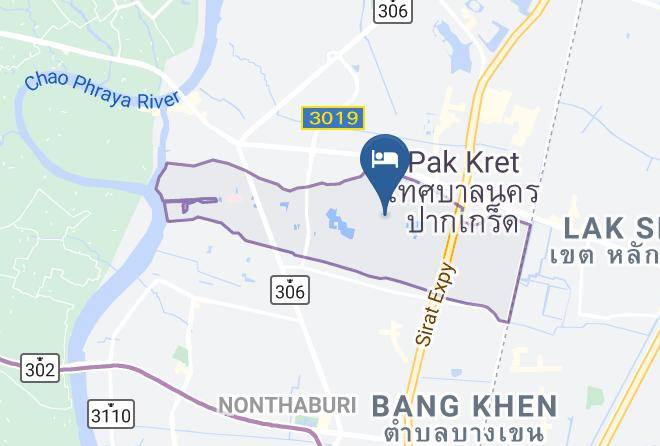 Amphoe Pak Kret - Namsai Resort Maps