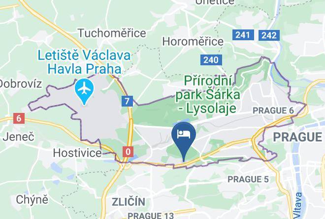 Namsan Hotel Praha Map