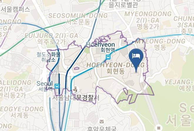 Junggu - Namsanhill Hotel Maps
