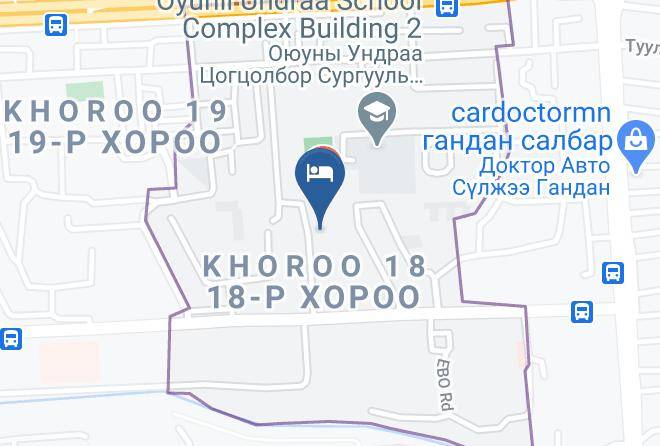 Ulaanbaatar - Namuun Hotel Maps