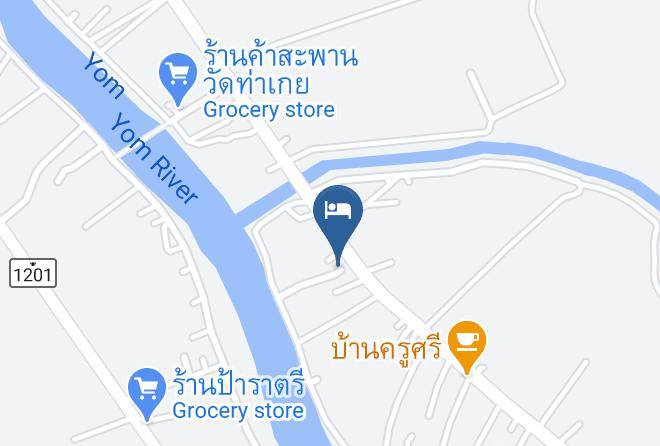 Amphoe Sawankhalok - Namyom Resort Maps