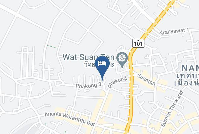 Amphoe Mueang Nan - Nan Baan Khun Hotel Maps