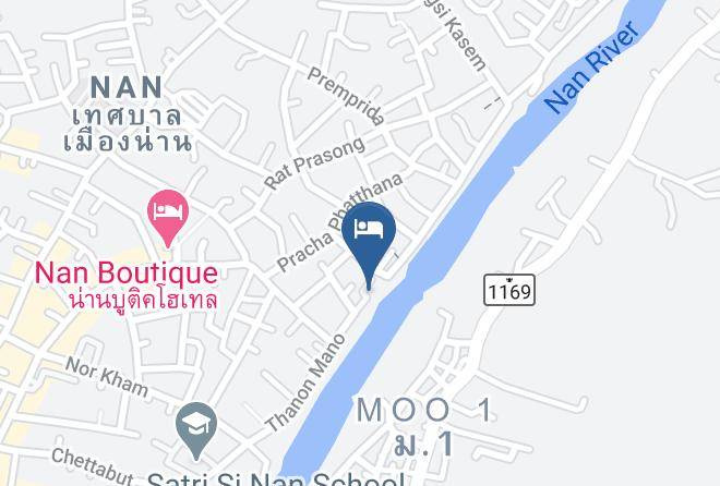 Amphoe Mueang Nan - Nan Rim Nam Resort Maps