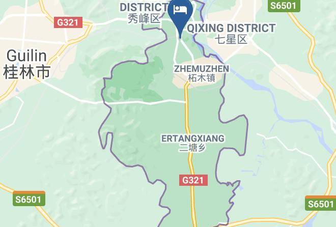 Guilin - Nan Xi Shan Hotel Maps