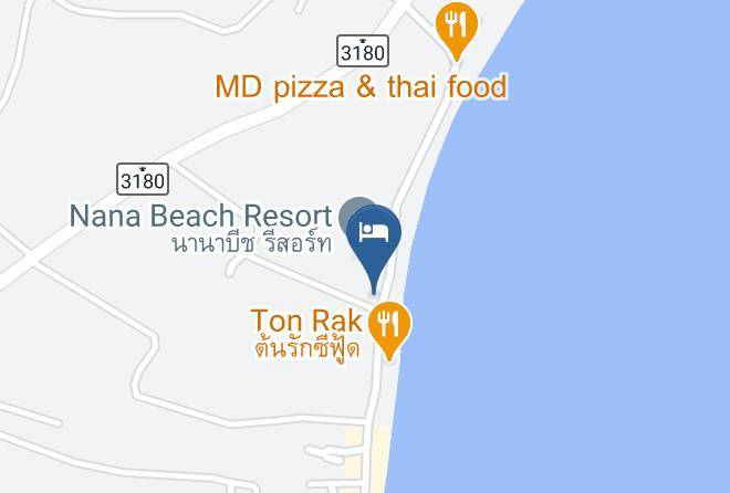 Amphoe Pathio - Nana Beach Resort Maps