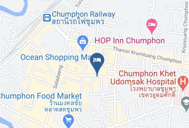 Amphoe Mueang Chumphon - Nana Buri Hotel Maps