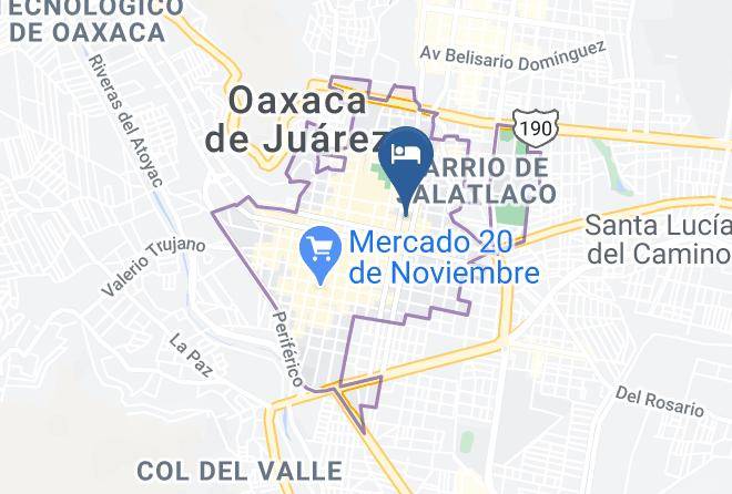 Oaxaca De Juarez - Nana Vida Hotel Boutique Maps