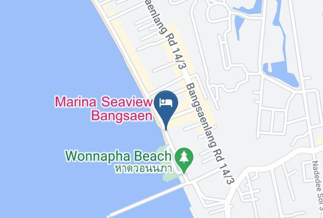 Mueang Chonburi District - Nanachart Bangsaen Maps