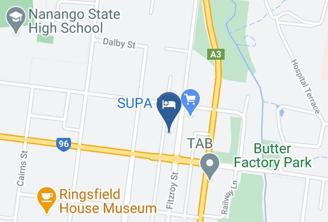 South Burnett - Nanango Fitzroy Motel Maps