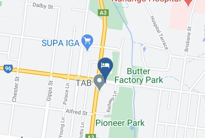 South Burnett - Nanango Star Motel Maps