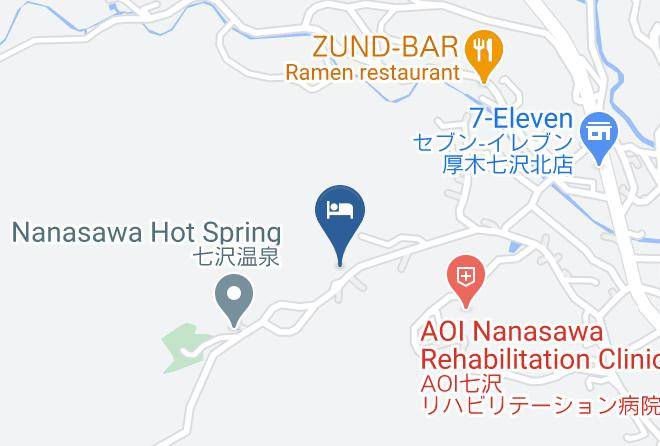 Atsugi City - Nanasawa Onsen Ryokan Fukumatsu Maps