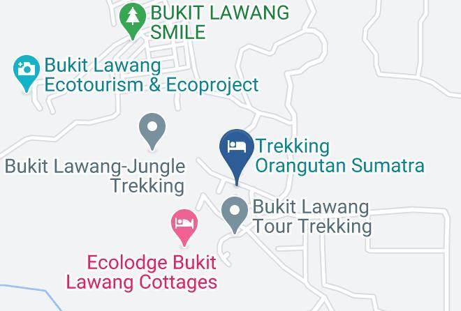 Nanda Inn Bukit Lawang Map - North Sumatra - Langkat Regency