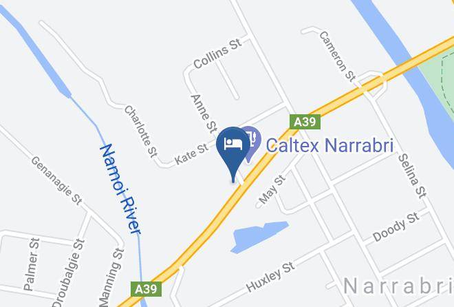 Narrabri - Nandewar Motor Inn Maps