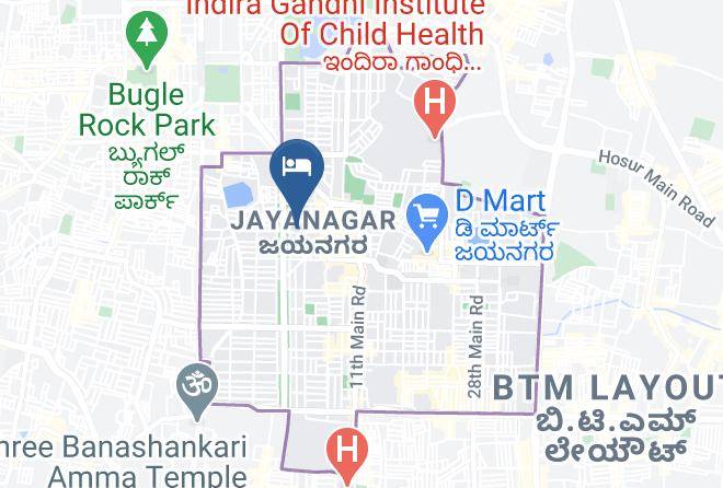 Bengaluru - Nandhini Deluxe Maps