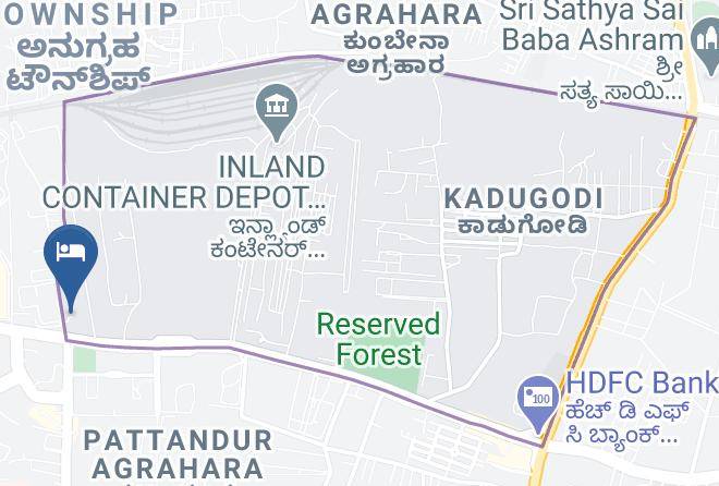 Bengaluru - Nandhini Deluxe Restaurant Maps
