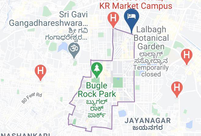 Bengaluru - Nandhini Hotels Maps