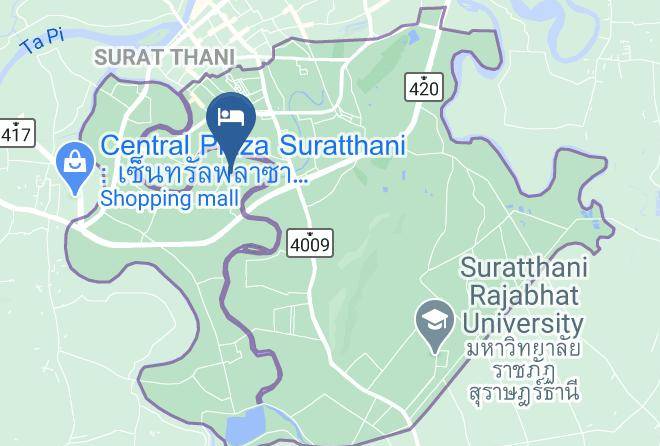 Amphoe Mueang Surat Thani - Nang An Inn Resort Maps
