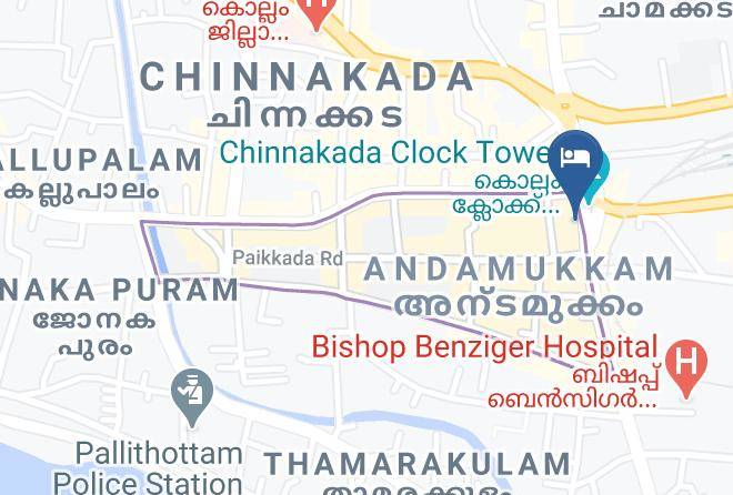 Quilon - Nani Hotels And Resorts Maps