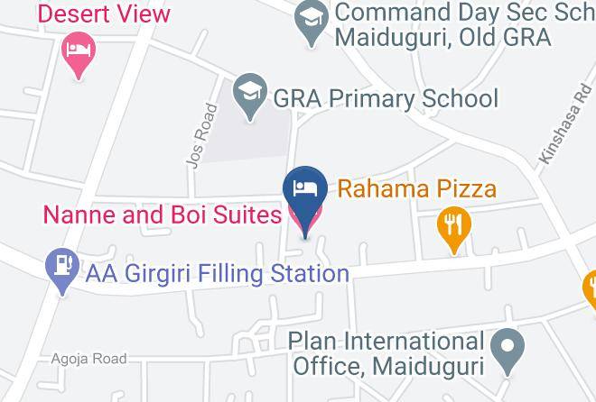 Maiduguri - Nanne And Boi Suites Maps