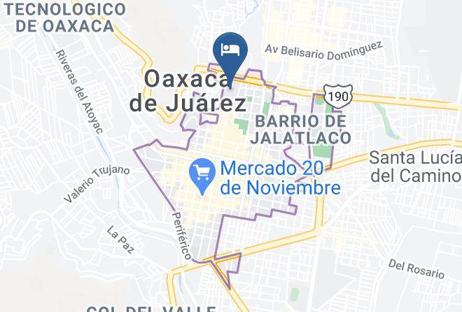 Oaxaca De Juarez - Nano Hotel Ortenxia Maps