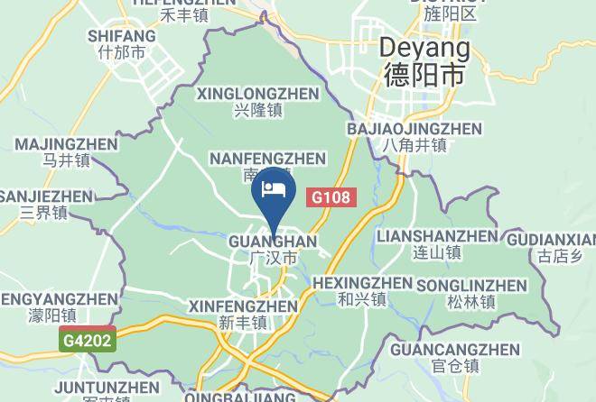 Deyang - Nanqiao Fengshang Hotel Maps