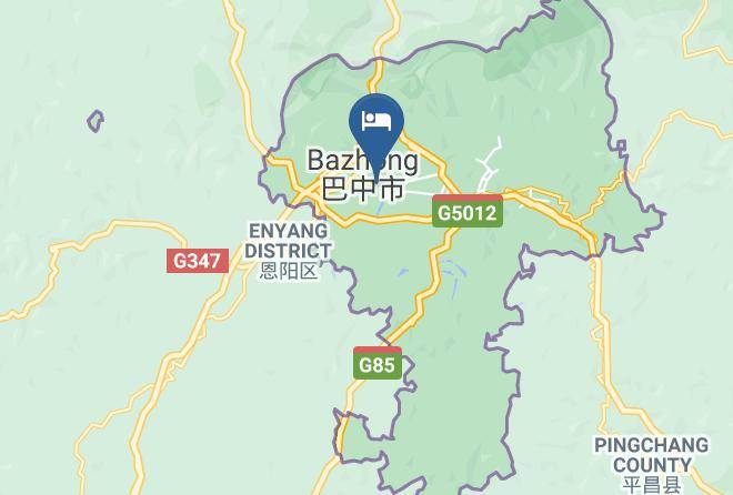 Bazhong - Nanquan Hotel Maps