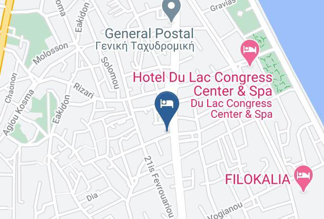 Nantin Hotel Ioannina Map