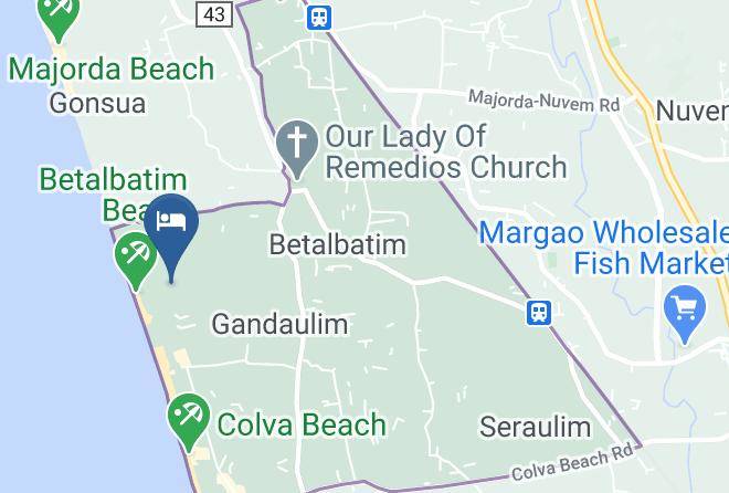 Salcete - Nanu Beach Resort & Spa Maps