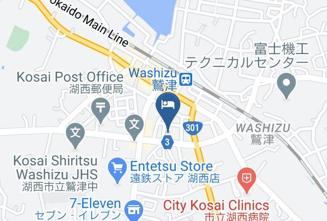 Kosai City - Hotel Nanvan Hamanako Maps